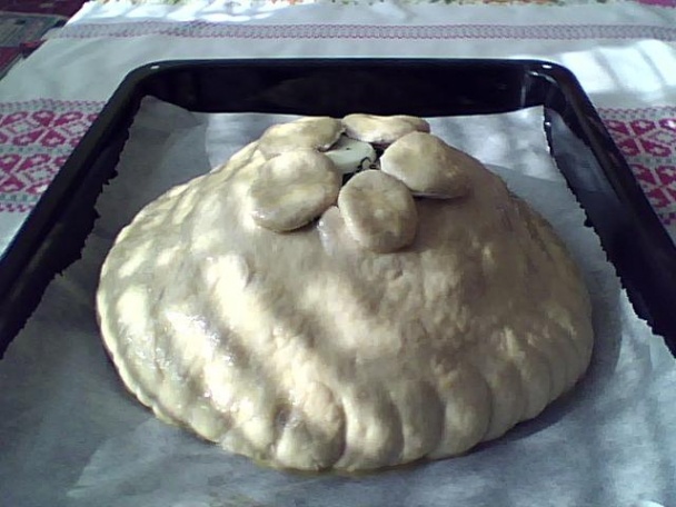 Koláč Kulebjak - ruský, slaný (fotorecept) - obrázok 5