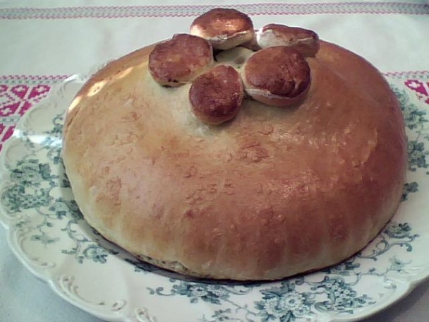 Koláč Kulebjak - ruský, slaný (fotorecept) - obrázok 6