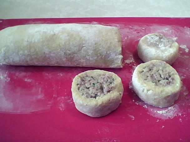 Zemiakové knedle plnené mäsom (fotorecept) - obrázok 5