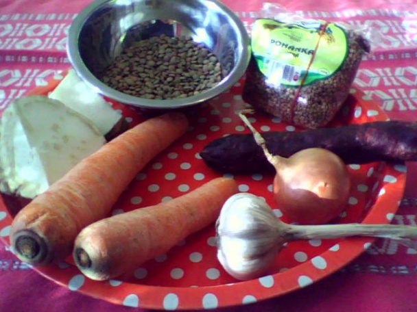 Pohánková polievka so zeleninou - obrázok 1