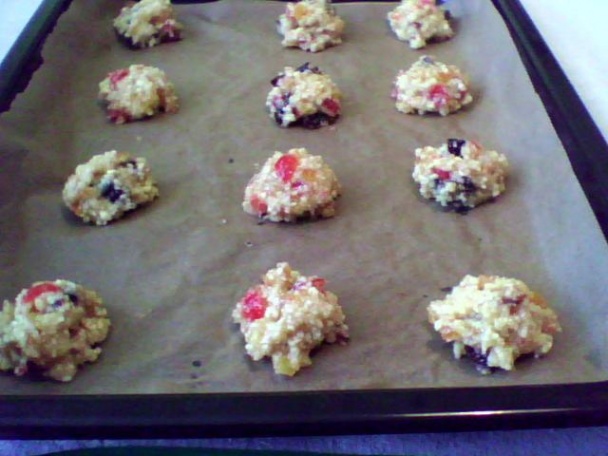 Ovocné sušienky mandľové (fotorecept) - obrázok 2