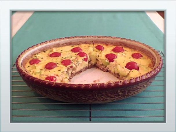 Quiche z celozrnnej múky s cukinou a paradajkami (fotorecept) - obrázok 6