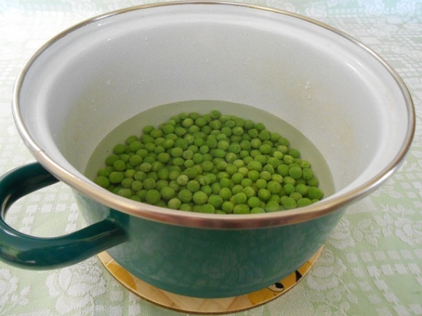 Hrášková delikatesa s mätou - obrázok 1