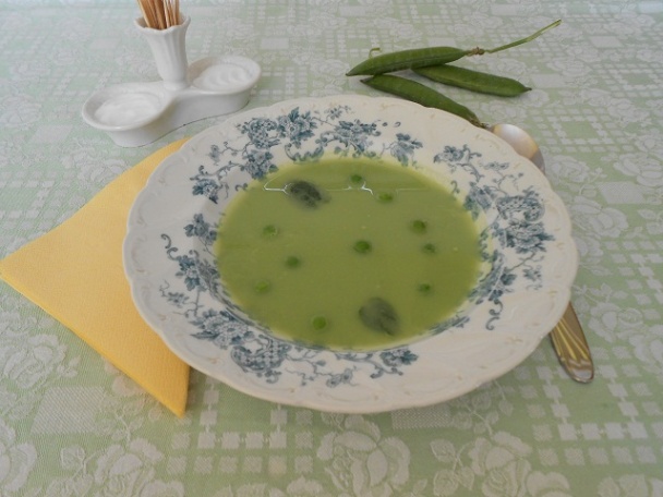 Hrášková delikatesa s mätou - obrázok 2