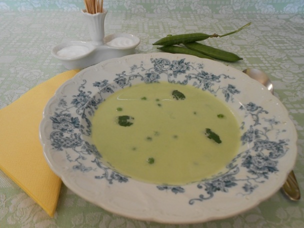 Hrášková delikatesa s mätou - obrázok 3