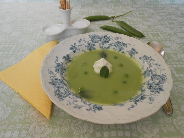 Hrášková delikatesa s mätou - obrázok 4