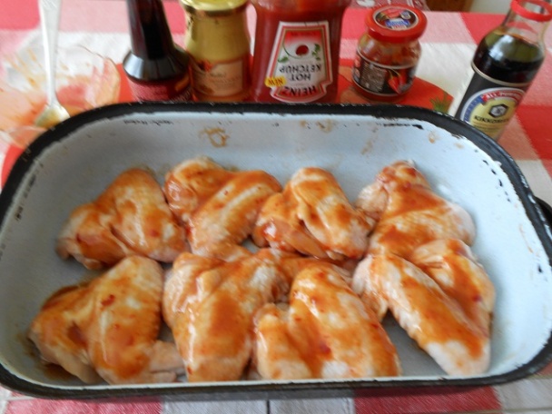 Krídielko per pazuch s pečeňou - obrázok 1