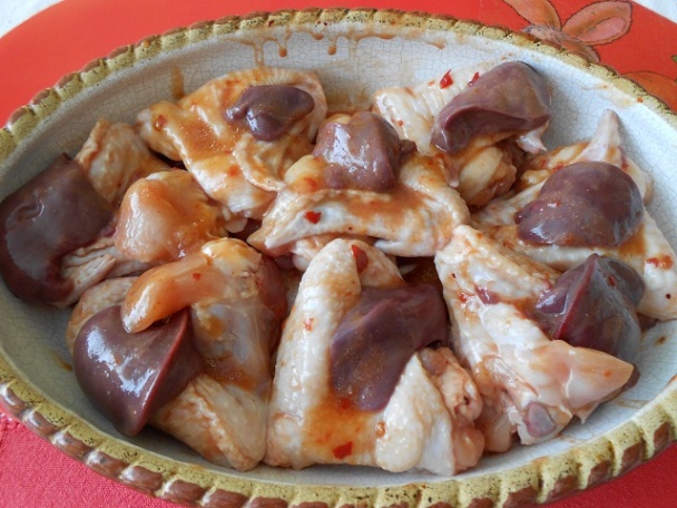 Krídielko per pazuch s pečeňou - obrázok 4