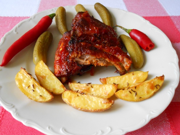 Pečené bravčové rebierka (fotorecept) - obrázok 6