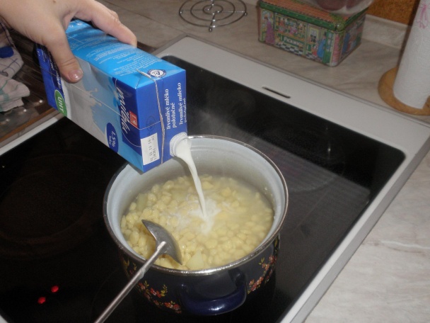 Mliečna mrvancová polievka - obrázok 5