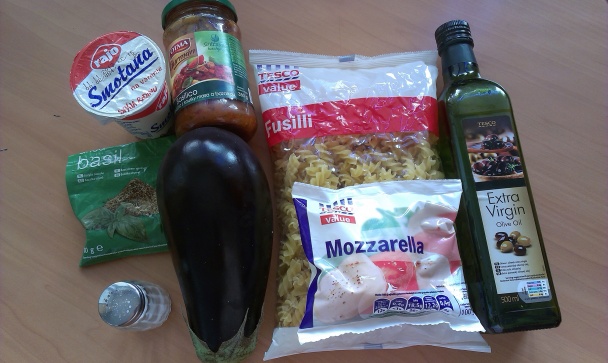 Zapekané basilico cestoviny s baklažánom - obrázok 1