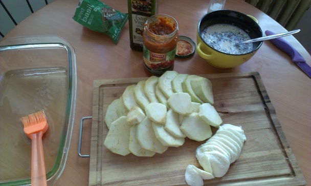 Zapekané basilico cestoviny s baklažánom - obrázok 2