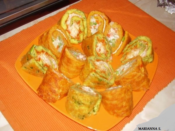 Plnená slaná roláda - obrázok 3