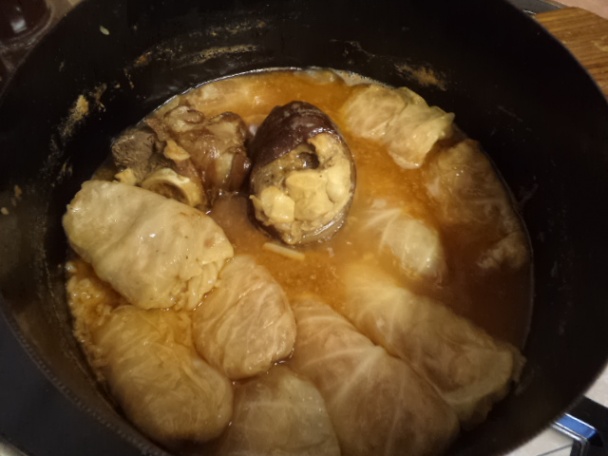 Sarma - holúbky z kyslej kapustovej hlavy (fotorecept) - obrázok 8