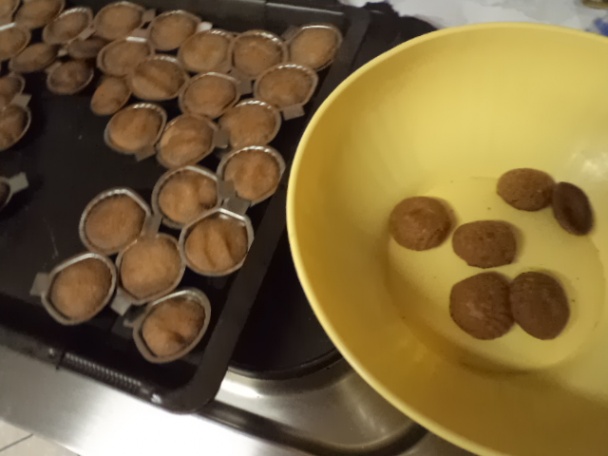 Plnené orechy - mušličky - obrázok 2