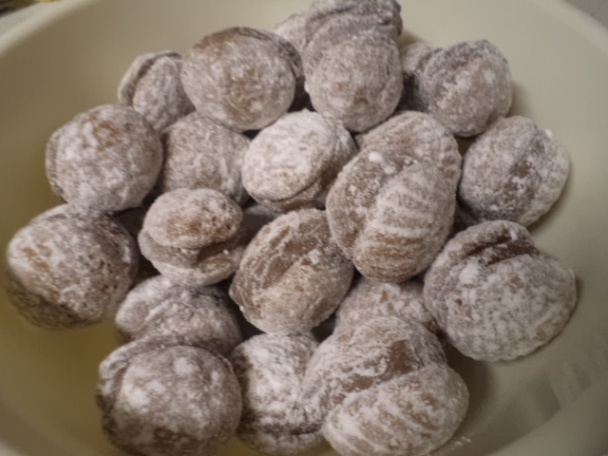 Plnené orechy - mušličky - obrázok 5