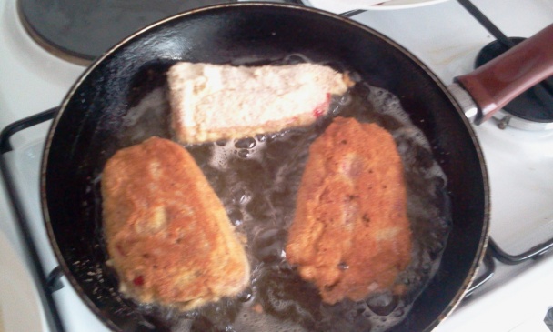 Vyprážaná plnená pečená kapia - obrázok 2