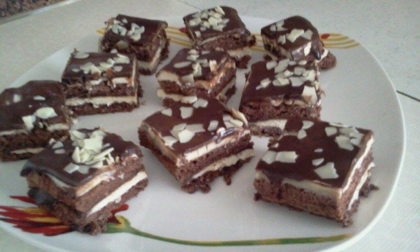 Čokoládovo-mascarponové kocky (fotorecept) - obrázok 5