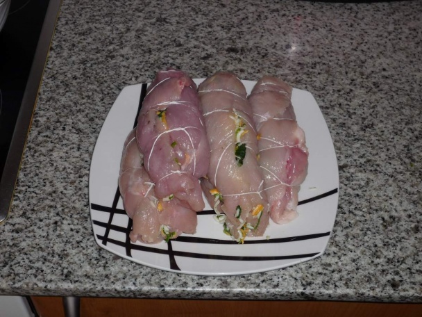 Kuracie rolky plnené špenátom a syrom (fotorecept) - obrázok 8