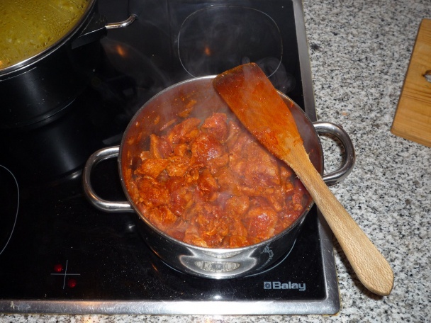 Tekvicový prívarok s duseným mäsom - obrázok 3