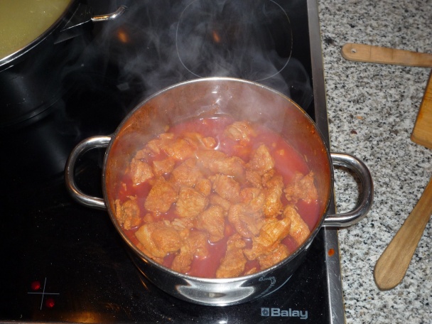 Tekvicový prívarok s duseným mäsom - obrázok 4