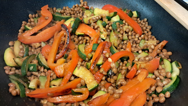 Šošovicová panvička s kuskusom (fotorecept) - obrázok 4