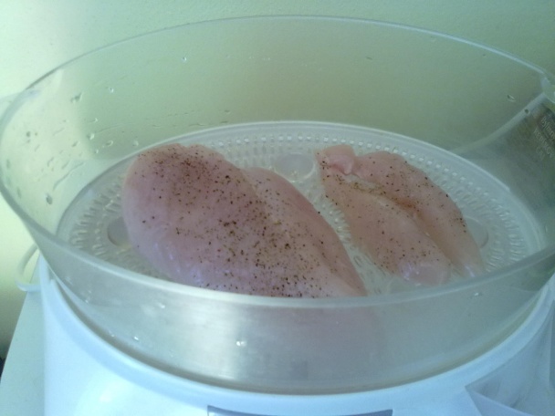 Červená šošovica s cuketou, kari a parenou kuracinkou (fotorecept) - obrázok 2