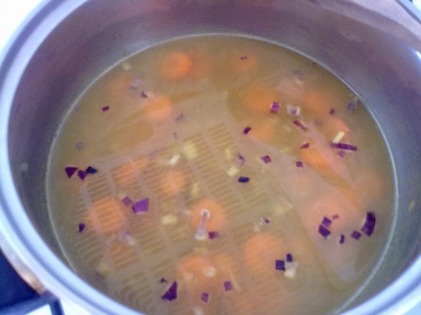 Červená šošovica s cuketou, kari a parenou kuracinkou (fotorecept) - obrázok 5