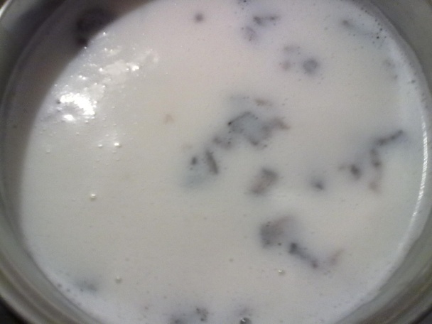 Mliečna hubová polievka s mrvancami (fotorecept) - obrázok 2