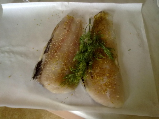 Pečená ryba s cuketou a cesnakom (fotorecept) - obrázok 1