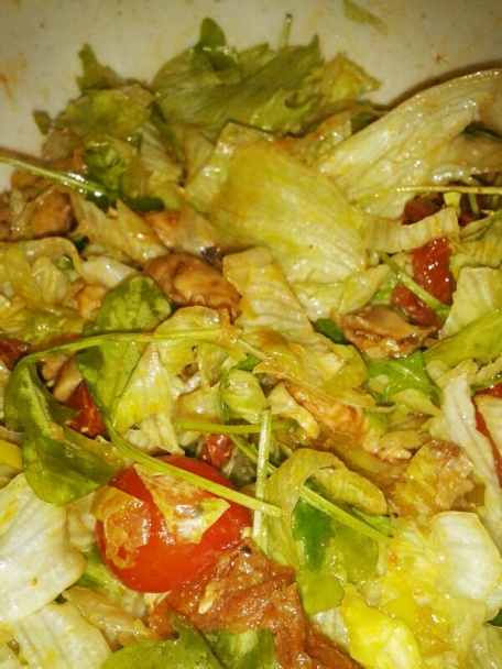 Rýchly šalát s morčacími prsiami a rukulou (fotorecept) - obrázok 10