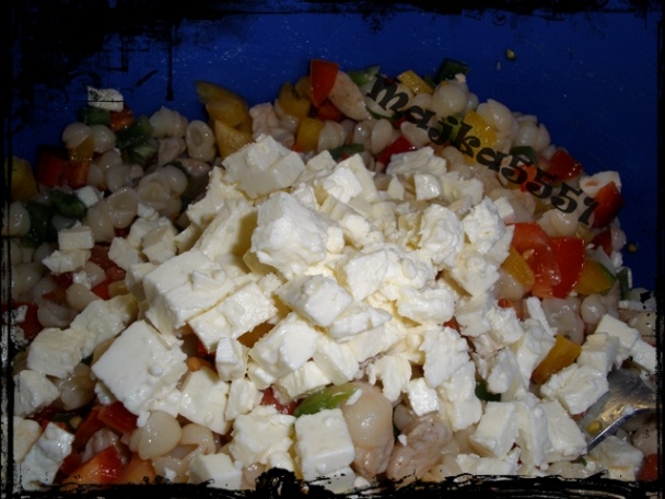 Cestovinový šalát s kuracím mäskom (fotorecept) - obrázok 6