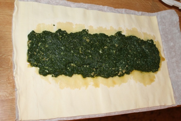 Špenátovo - tuniakový závin - obrázok 1