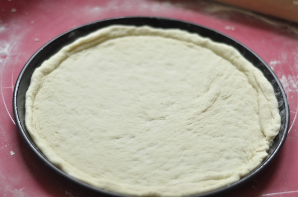 Mangoldovo-špenátová pizza - obrázok 1