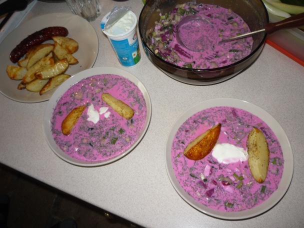 Studený boršč / Šaltibarščiai (fotorecept) - obrázok 4