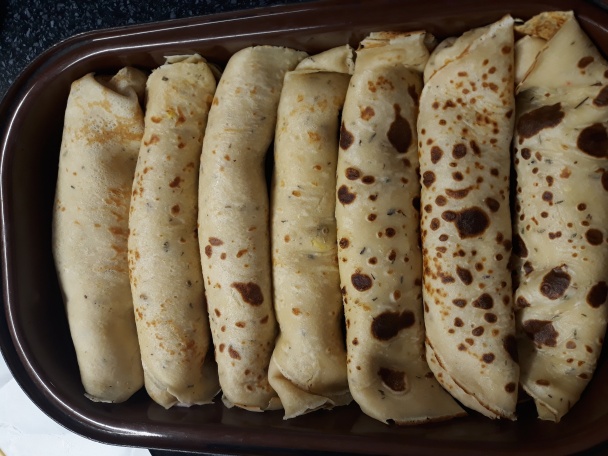 Zapekané slané palacinky  - obrázok 2