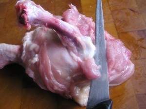 Pečené kuracie stehná - plnené / na smotane - obrázok 9