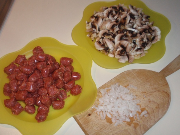 Tagliatelle con salsiccia e funghi - obrázok 2