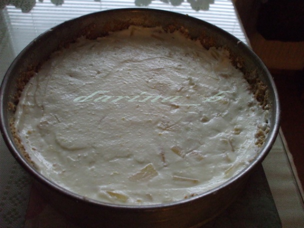 Tvarohová torta s ananásom - obrázok 6