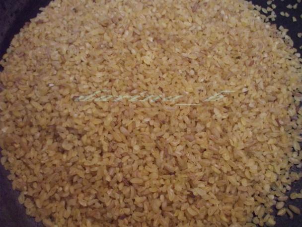 Bulgur s tofu, cukinou a kukuricou - obrázok 1