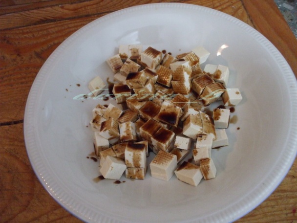 Bulgur s tofu, cukinou a kukuricou - obrázok 3