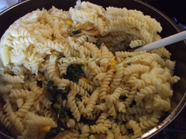 Cestovina s kukuricou a špenátom - obrázok 6