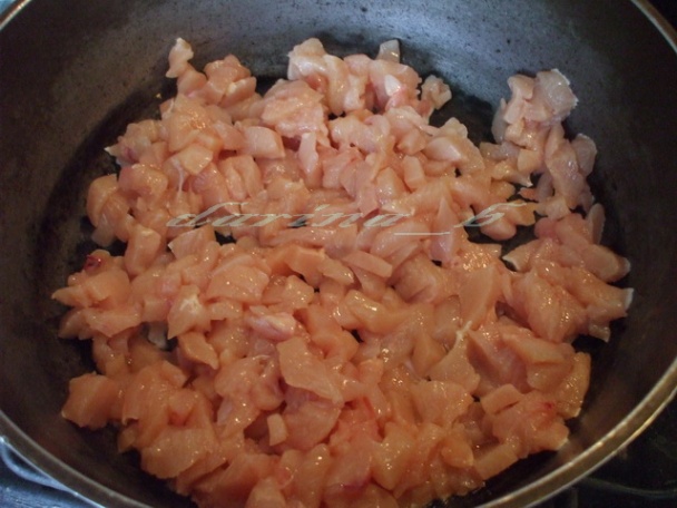 Špagety s kuracím mäsom - obrázok 1