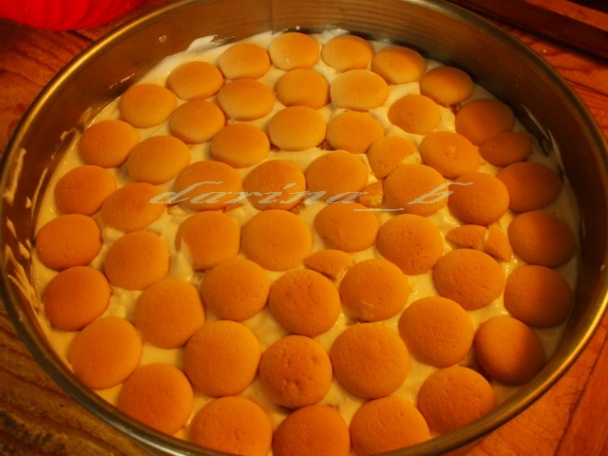 Nepečená dvojfarebná tvarohová torta - obrázok 4