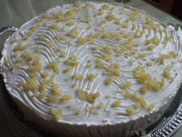  Ananásová torta nepečená - obrázok 14