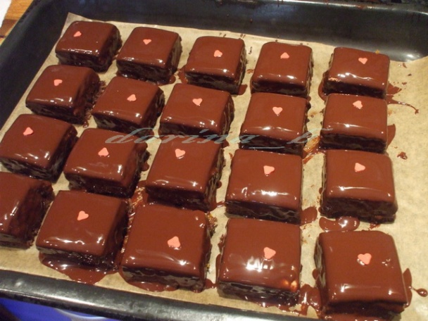 Čokoládové a figové kocky s marcipánom - obrázok 8