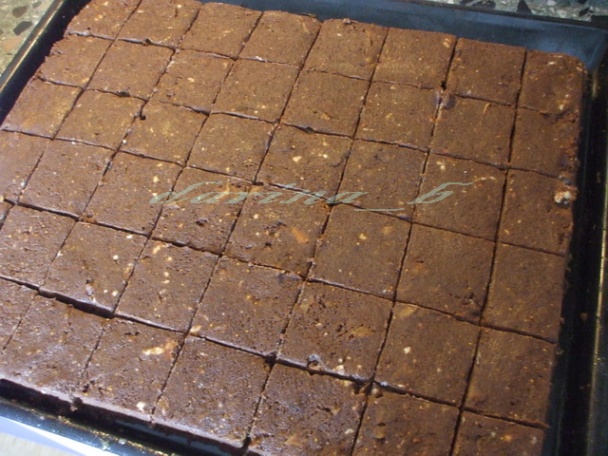 Čokoládové a figové kocky s marcipánom - obrázok 10