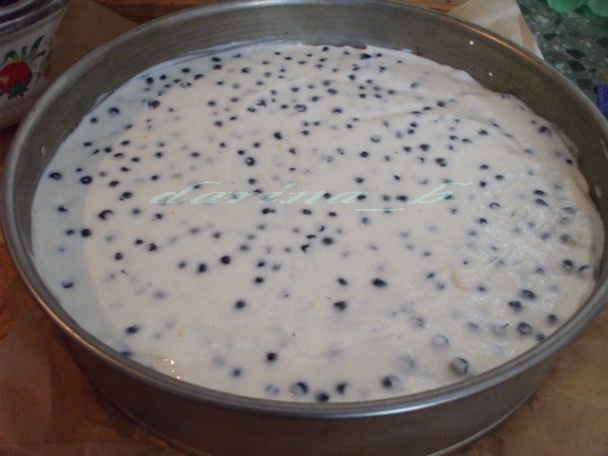 Nepečená čučoriedková torta  - obrázok 5