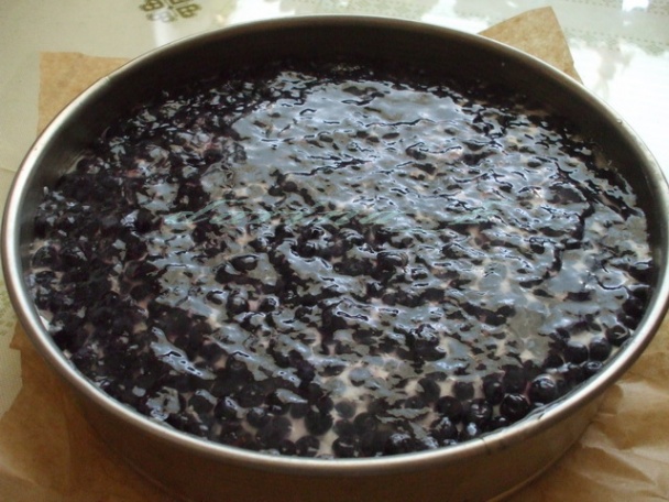 Nepečená čučoriedková torta  - obrázok 7