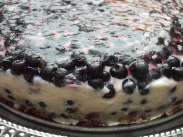 Nepečená čučoriedková torta  - obrázok 8